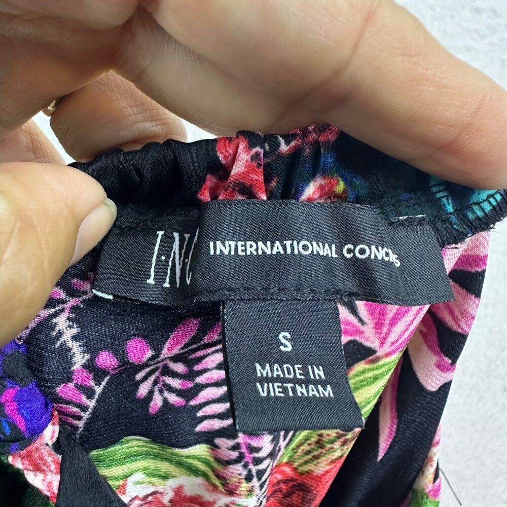 INC International Concepts Floral Tiered Maxi Dress Womens Small Resort Beach - Picture 2 of 14